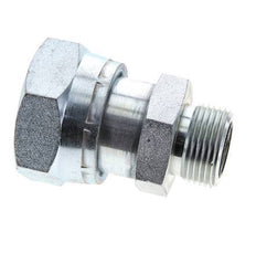 UN 1-11/16''-12 x UN 1-3/16''-12 M/F Verzinktes Stahl Reduzierstück ORFS 250 Bar - Hydraulisch