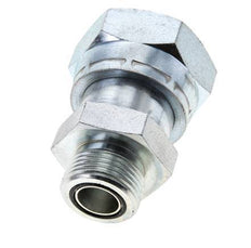 UN 1-11/16''-12 x UN 1-3/16''-12 M/F Verzinktes Stahl Reduzierstück ORFS 250 Bar - Hydraulisch