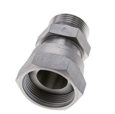 UN 1-11/16''-12 x UN 1-7/16''-12 M/F Verzinktes Stahl Reduzierstück ORFS 250 Bar - Hydraulisch