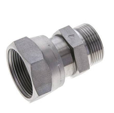 UN 1-11/16''-12 x UN 1-7/16''-12 M/F Verzinktes Stahl Reduzierstück ORFS 250 Bar - Hydraulisch