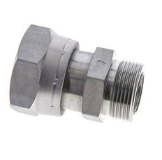 UN 1-11/16''-12 x UN 1-7/16''-12 M/F Verzinktes Stahl Reduzierstück ORFS 250 Bar - Hydraulisch