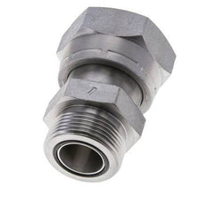 UN 1-11/16''-12 x UN 1-7/16''-12 M/F Verzinktes Stahl Reduzierstück ORFS 250 Bar - Hydraulisch