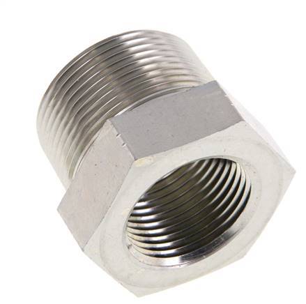 1 1/4'' NPT x 1'' NPT M/F Verzinkter Stahl Reduzierring 80 bar - Hydraulik