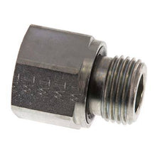 G 1/2'' x G 3/8'' M/F Zinc plated Steel Reducing Adapter 630 Bar - Hydraulic [2 Pieces]
