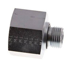 G 1/2'' x G 1'' M/F Verzinkter Stahl Reduzieradapter 400 Bar - Hydraulisch