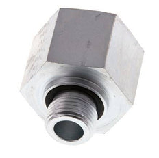 G 1/2'' x G 1'' M/F Verzinkter Stahl Reduzieradapter 400 Bar - Hydraulisch