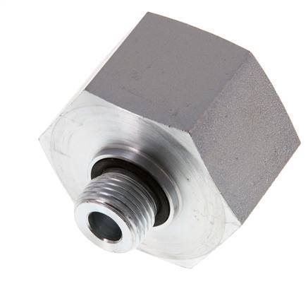 G 1/2'' x G 1 1/4'' M/F Verzinkter Stahl Reduzieradapter 400 Bar - Hydraulisch