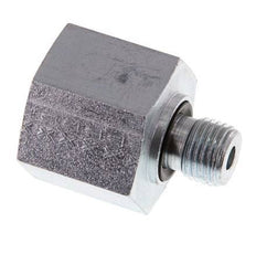 G 1/4'' x G 1/2'' M/F Verzinkter Stahl Reduzieradapter 630 bar - Hydraulik [2 Stück]