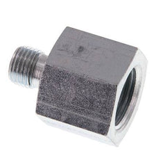 G 1/4'' x G 1/2'' M/F Verzinkter Stahl Reduzieradapter 630 bar - Hydraulik [2 Stück]