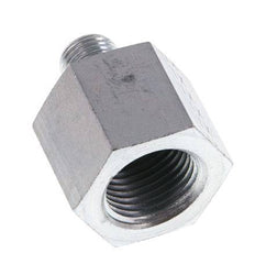 G 1/4'' x G 1/2'' M/F Verzinkter Stahl Reduzieradapter 630 bar - Hydraulik [2 Stück]