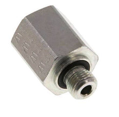 G 1/8'' x G 1/4'' M/F Verzinkter Stahl Reduzieradapter 630 bar - Hydraulik [2 Stück]