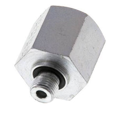 G 1/8'' x G 3/8'' M/F Verzinkter Stahl Reduzieradapter 630 bar - hydraulisch