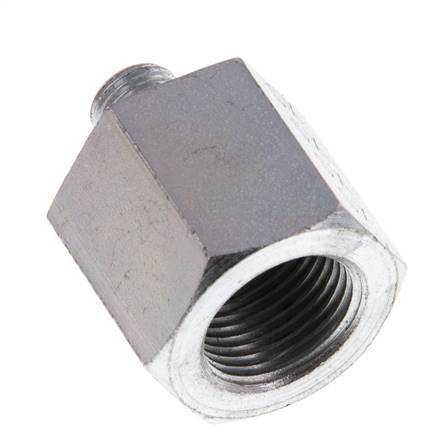 G 1/8'' x G 3/8'' M/F Verzinkter Stahl Reduzieradapter 630 bar - hydraulisch