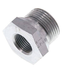 G 3/4'' x G 3/8'' M/F Verzinkter Stahl Reduzierstück 400 Bar - Hydraulik [2 Stück]