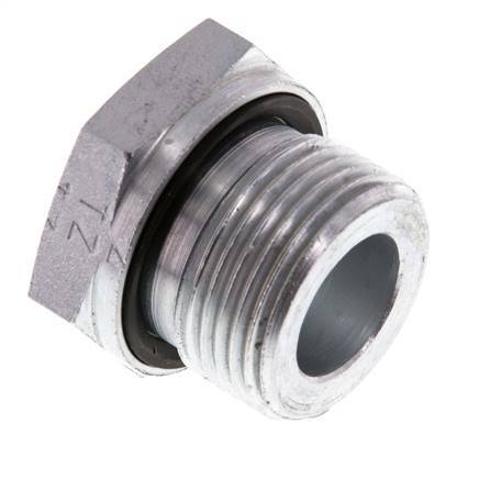 G 3/4'' x G 3/8'' M/F Verzinkter Stahl Reduzierstück 400 Bar - Hydraulik [2 Stück]