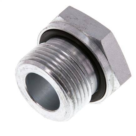G 3/4'' x G 3/8'' M/F Verzinkter Stahl Reduzierstück 400 Bar - Hydraulik [2 Stück]