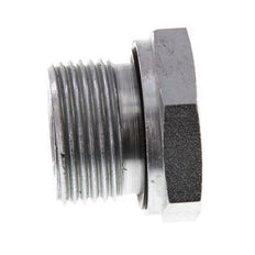 G 3/4'' x G 3/8'' M/F Verzinkter Stahl Reduzierstück 400 Bar - Hydraulik [2 Stück]