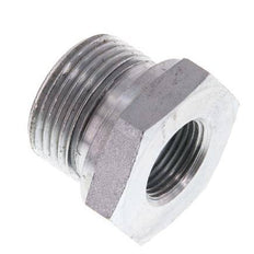 G 3/4'' x G 3/8'' M/F Verzinkter Stahl Reduzierstück 400 Bar - Hydraulik [2 Stück]