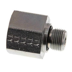 G 3/8'' x G 1/2'' M/F Verzinkter Stahl Reduzieradapter 630 bar - Hydraulik [2 Stück]