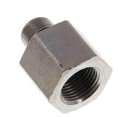 G 3/8'' x G 1/2'' M/F Verzinkter Stahl Reduzieradapter 630 bar - Hydraulik [2 Stück]