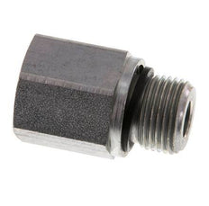 G 3/8'' x G 1/4'' M/F Verzinkter Stahl Reduzieradapter 630 bar - Hydraulik [2 Stück]