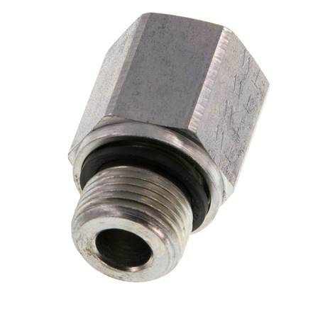 G 3/8'' x G 1/4'' M/F Verzinkter Stahl Reduzieradapter 630 bar - Hydraulik [2 Stück]