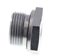 G 1'' x G 1/4'' M/F Verzinkter Stahl Reduzieradapter 400 Bar - Hydraulisch