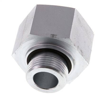G 1'' x G 1 1/4'' M/F Verzinkter Stahl Reduzieradapter 400 Bar - Hydraulisch