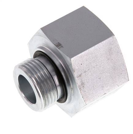 G 1'' x G 1 1/4'' M/F Verzinkter Stahl Reduzieradapter 400 Bar - Hydraulisch