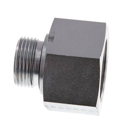 G 1'' x G 1 1/4'' M/F Verzinkter Stahl Reduzieradapter 400 Bar - Hydraulisch