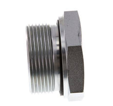 G 1 1/2'' x G 1/2'' M/F Verzinkter Stahl Reduzieradapter 315 bar - Hydraulisch