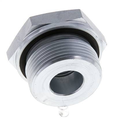 G 1 1/4'' x G 1/2'' M/F Verzinkter Stahl Reduzieradapter 400 Bar - Hydraulisch