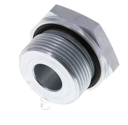 G 1 1/4'' x G 1/2'' M/F Verzinkter Stahl Reduzieradapter 400 Bar - Hydraulisch