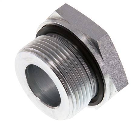 G 1 1/4'' x G 3/4'' M/F Verzinkter Stahl Reduzieradapter 400 Bar - Hydraulisch