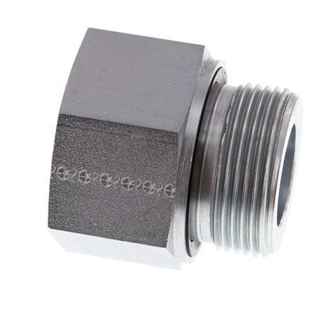 G 1 1/4'' x G 1'' M/F Verzinkter Stahl Reduzieradapter 400 Bar - Hydraulisch