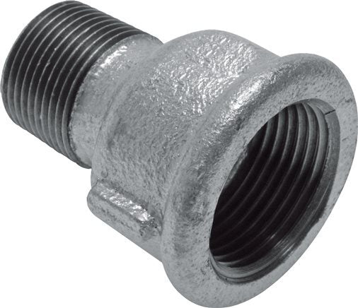 R 2 1/2'' x Rp 3'' M/F Zinc plated Cast iron Reducing Adapter 25 Bar