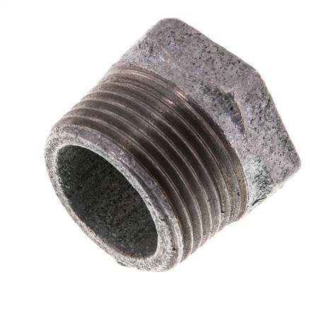 R 1'' x Rp 1/2'' M/F Zinc plated Cast iron Reducing Ring 25 Bar [5 Pieces]