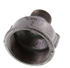 R 1'' x Rp 2'' M/F Zinc plated Cast iron Reducing Adapter 25 Bar