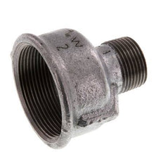 R 1'' x Rp 2'' M/F Zinc plated Cast iron Reducing Adapter 25 Bar