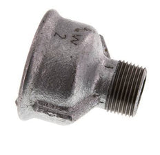 R 1'' x Rp 2'' M/F Zinc plated Cast iron Reducing Adapter 25 Bar