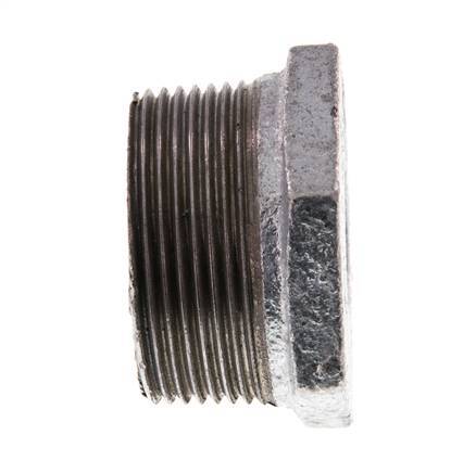 R 1 1/2'' x Rp 1/2'' M/F Zinc plated Cast iron Reducing Ring 25 Bar [2 Pieces]