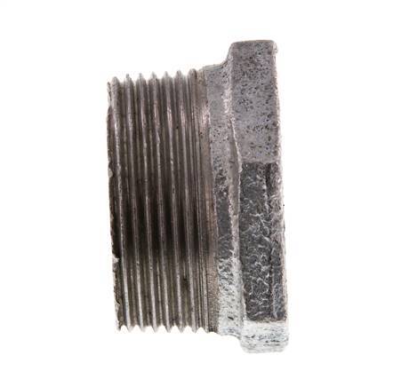 R 1 1/2'' x Rp 1'' M/F Zinc plated Cast iron Reducing Ring 25 Bar [2 Pieces]