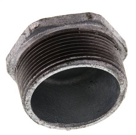 R 2'' x Rp 1/2'' M/F Verzinktes Gusseisen Reduzierring 25 Bar