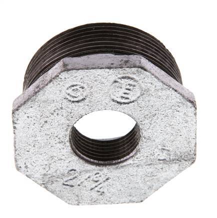 R 2'' x Rp 3/4'' M/F Verzinktes Gusseisen Reduzierring 25 Bar
