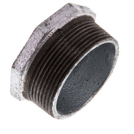 R 2'' x Rp 3/4'' M/F Verzinktes Gusseisen Reduzierring 25 Bar