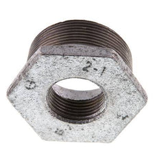 R 2'' x Rp 1'' M/F Verzinktes Gusseisen Reduzierring 25 Bar