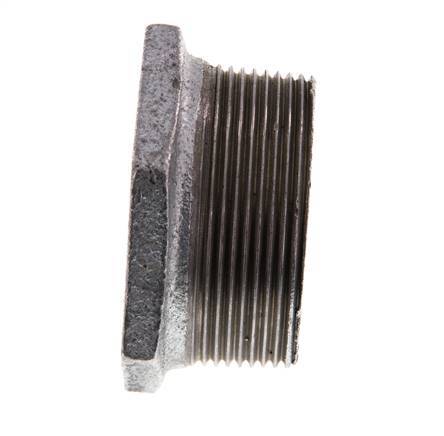 R 2'' x Rp 1'' M/F Verzinktes Gusseisen Reduzierring 25 Bar