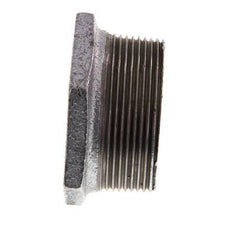 R 2'' x Rp 1'' M/F Verzinktes Gusseisen Reduzierring 25 Bar