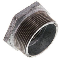 R 2'' x Rp 1'' M/F Verzinktes Gusseisen Reduzierring 25 Bar