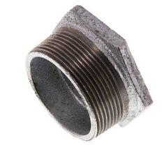 R 2'' x Rp 1'' M/F Verzinktes Gusseisen Reduzierring 25 Bar